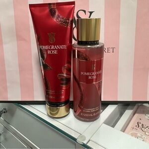 Victoria's Secret Pomegranate Rose Perfume and Lotion